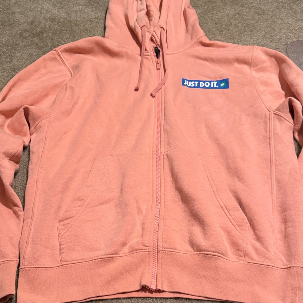 Nike Coral Zip-Up Hoodie